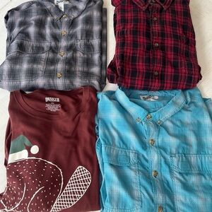 Duluth Trading Shirt Lot Of Four - 3XL to 4XL - Used